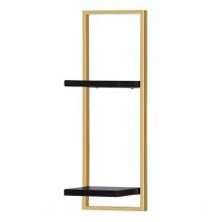 Jack & Alice Wandregal Harbin III - Akazie massiv - Akazie Schwarz / Gold