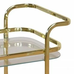 Jack & Alice Servierwagen Buddina I - Glas / Metall - Messing 5 Jack & Alice Servierwagen Buddina I - Glas / Metall - Messing -Wohnzimmermöbel boutique en ligne 1000150466 190103 07482800003 GALLERYIMAGES P000000001000150466