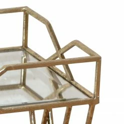 Jack & Alice Beistelltisch Ambly - Antik goldfarben 5 Jack & Alice Beistelltisch Ambly - Antik goldfarben -Wohnzimmermöbel boutique en ligne 1000150503 190107 16090300019 GALLERYIMAGES P000000001000150503