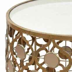 Jack & Alice Beistelltisch Belcum - Antik goldfarben 5 Jack & Alice Beistelltisch Belcum - Antik goldfarben -Wohnzimmermöbel boutique en ligne 1000150512 190107 16090600039 GALLERYIMAGES P000000001000150512