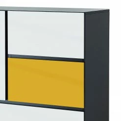 Germania Highboard Ideeus - Schwarz / Mehrfarbig -Wohnzimmermöbel boutique en ligne 1000150554 181213 15491600022 GALLERYIMAGES P000000001000150554