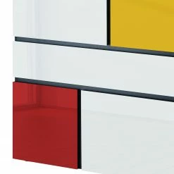 Germania Highboard Ideeus - Schwarz / Mehrfarbig -Wohnzimmermöbel boutique en ligne 1000150554 181213 15491600023 GALLERYIMAGES P000000001000150554