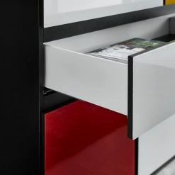 Germania Highboard Ideeus - Schwarz / Mehrfarbig -Wohnzimmermöbel boutique en ligne 1000150554 181213 15491600024 GALLERYIMAGES P000000001000150554