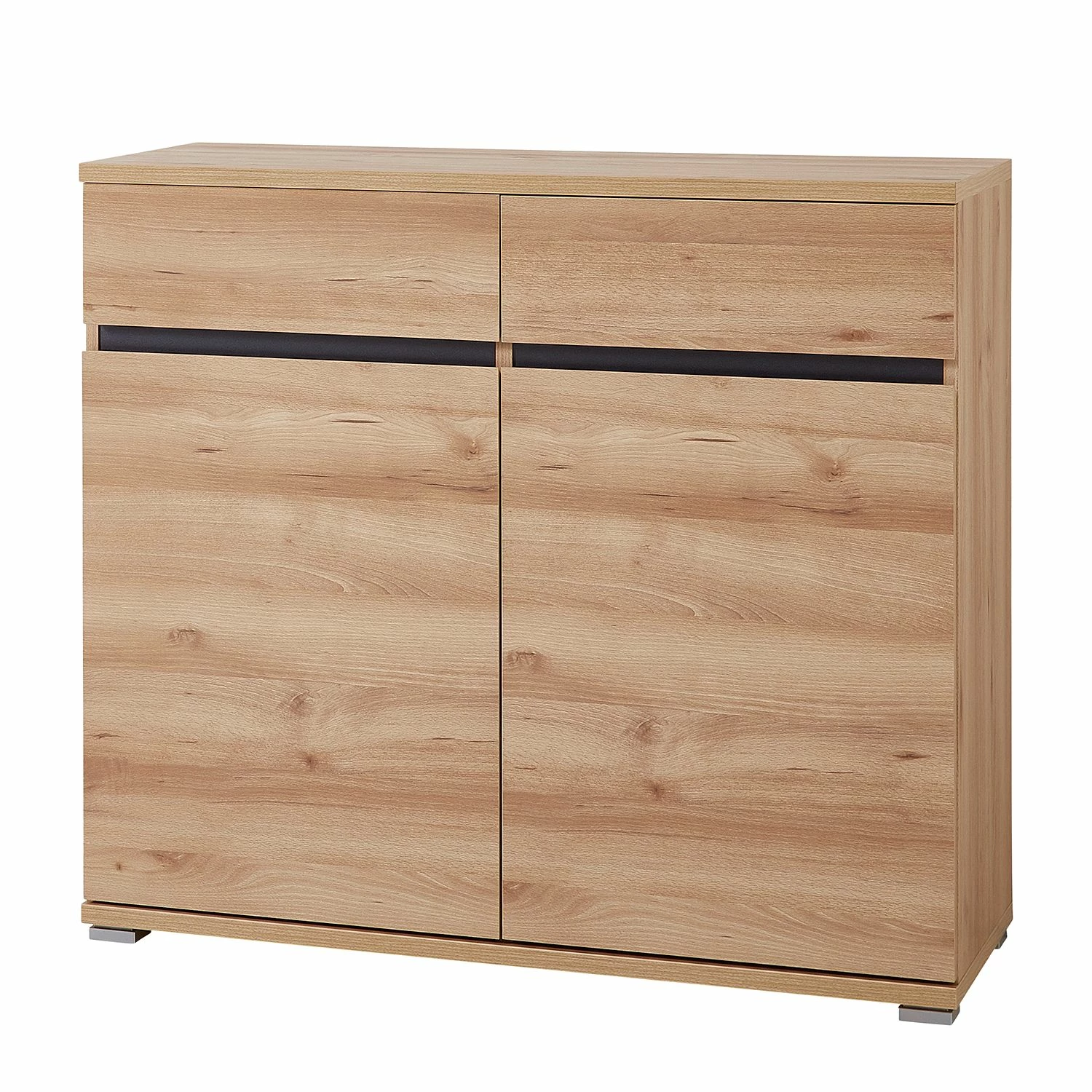 Germania Kommode Lissabon - Buche Dekor / Anthrazit 1 Germania Kommode Lissabon - Buche Dekor / Anthrazit