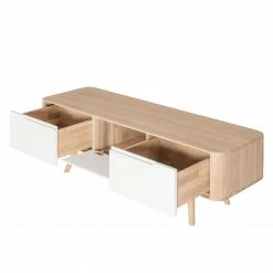 Studio Copenhagen TV-Lowboard Loca V - Wildeiche teilmassiv - Wildeiche hell geölt - Breite: 135 cm - Tiefe: 42 cm -Wohnzimmermöbel boutique en ligne 1000151230 190306 06275000005 GALLERYIMAGES P000000001000151230