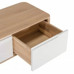 Studio Copenhagen TV-Lowboard Loca V - Wildeiche teilmassiv - Wildeiche hell geölt - Breite: 135 cm - Tiefe: 42 cm -Wohnzimmermöbel boutique en ligne 1000151230 190306 06275000008 GALLERYIMAGES P000000001000151230