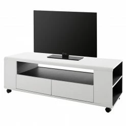 Loftscape TV-Lowboard Cooks Hill - Weiß / Anthrazit