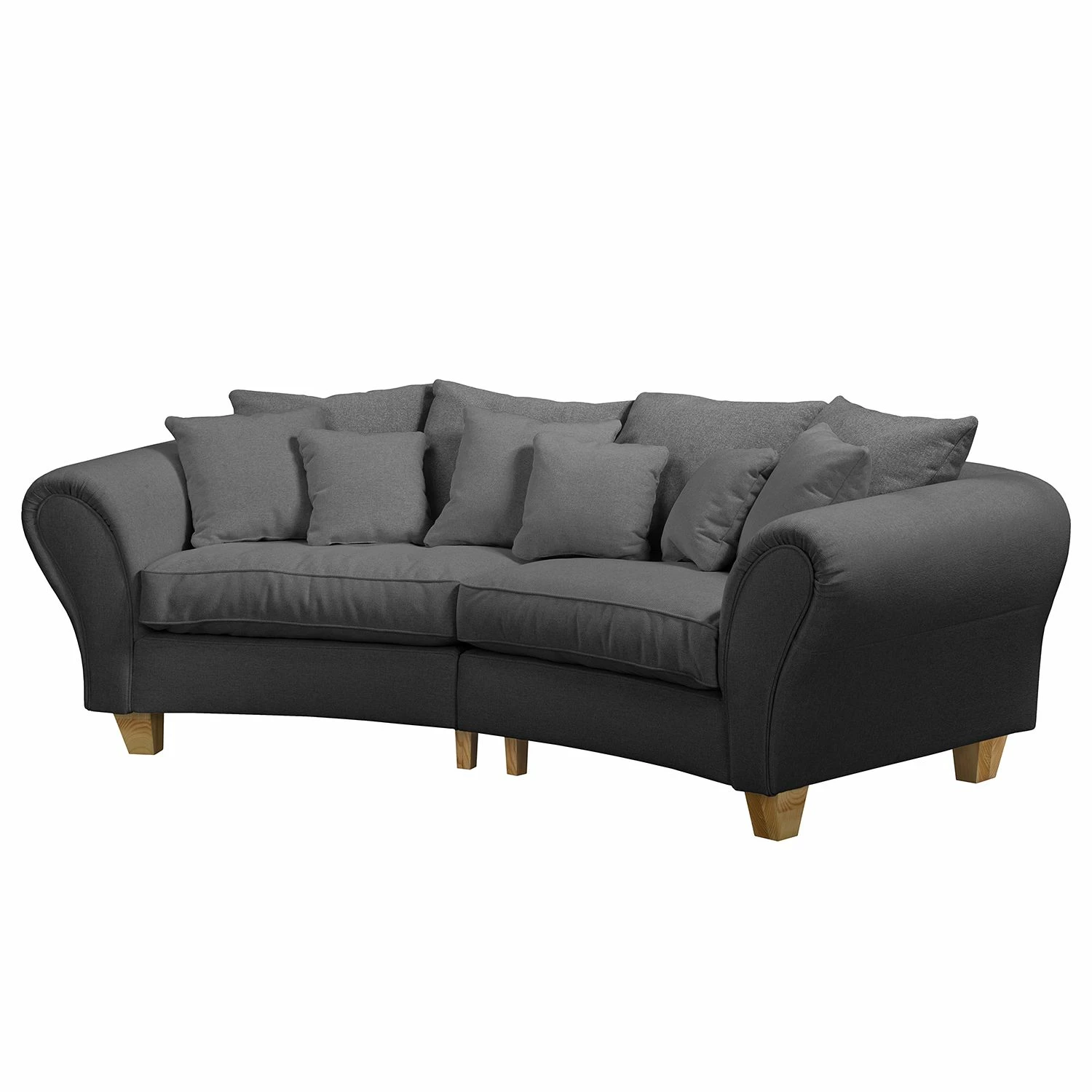 Maison Belfort Bigsofa Kingswood - Webstoff - Anthrazit 1 Maison Belfort Bigsofa Kingswood - Webstoff - Anthrazit