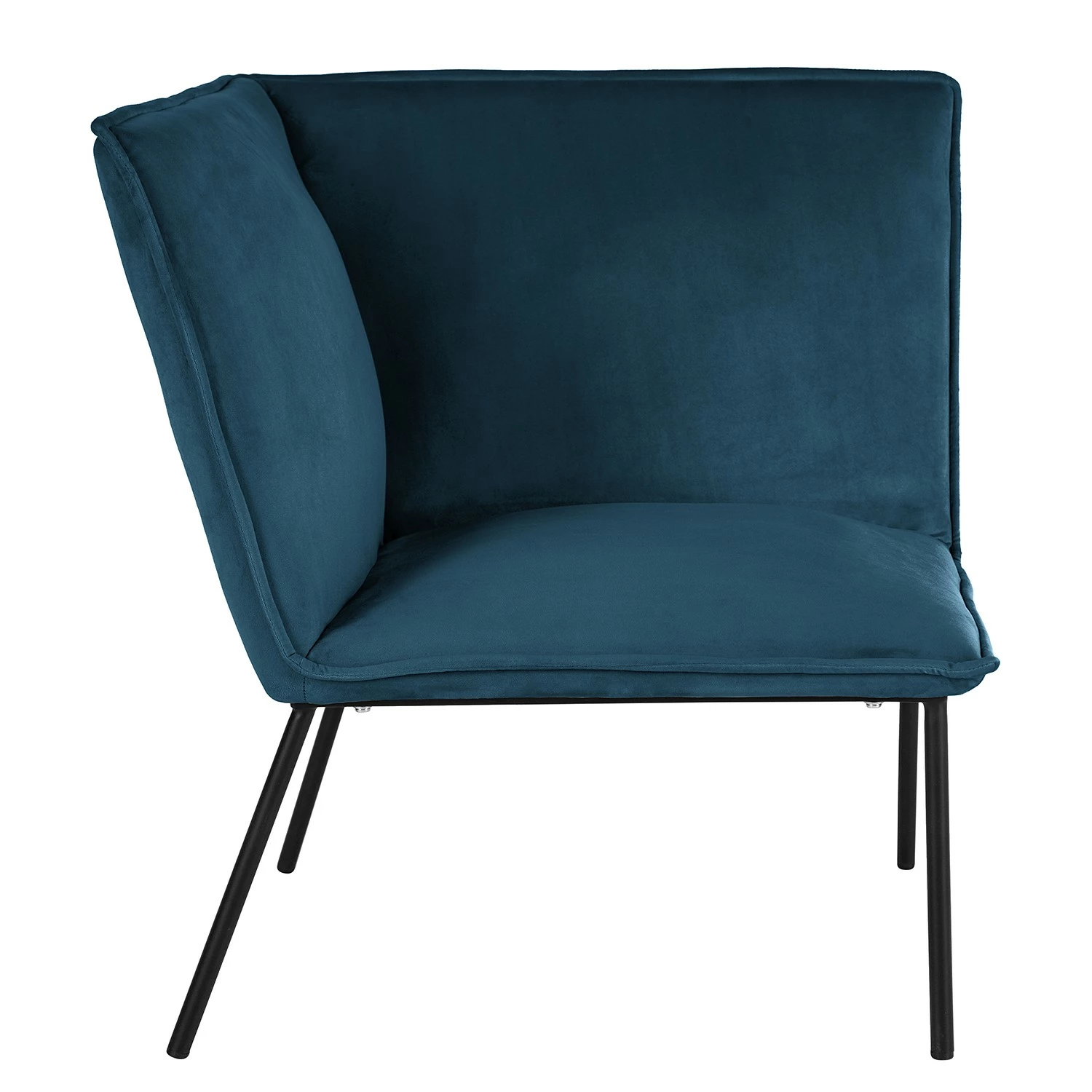 Jack & Alice Sofa Dorado (3-Sitzer) - Samt - Marineblau 8 Jack & Alice Sofa Dorado (3-Sitzer) - Samt - Marineblau – Bild 8