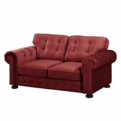 Velvet Studio Sofa Marau (2-Sitzer) - Rot
