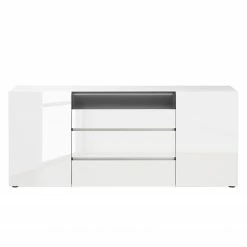 Loftscape Sideboard Mavie - Hochglanz Weiß / Schwarz -Wohnzimmermöbel boutique en ligne 1000152588 200811 14164301837 DETAILS P000000001000152588