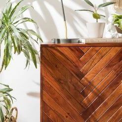 Jack & Alice Sideboard Loga - Akazie massiv / Eisen - Akazie Braun -Wohnzimmermöbel boutique en ligne 1000153425 190925 06220300018 DETAILS P000000001000153425