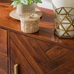 Jack & Alice Sideboard Loga - Akazie massiv / Eisen - Akazie Braun -Wohnzimmermöbel boutique en ligne 1000153425 190925 06220300021 DETAILS P000000001000153425