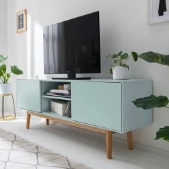 Mørteens TV-Lowboard Lindholm - Mintgrün - 160 x 40 cm -Wohnzimmermöbel boutique en ligne 1000153429 200217 15312400039 MOOD DETAILS P000000001000153429 mood