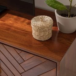 Jack & Alice TV-Lowboard Loga - Akazie massiv / Eisen - Akazie Braun -Wohnzimmermöbel boutique en ligne 1000153433 190925 06220400025 DETAILS P000000001000153433