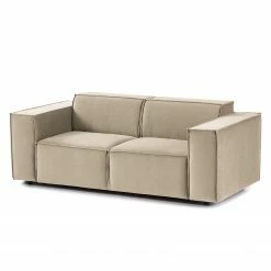 Sofa Kinx (2-Sitzer) II - Samt - Samt Shyla: Beige
