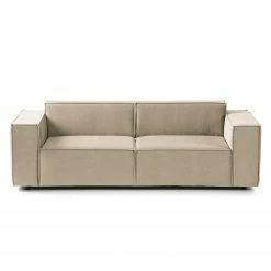 Sofa Kinx (2,5-Sitzer) II - Samt - Samt Shyla: Beige -Wohnzimmermöbel boutique en ligne 1000155676 210323 15152900623 DETAILS P000000001000155676
