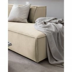 Ecksofa Kinx IV - Samt - Samt Shyla: Beige - Ottomane davorstehend rechts -Wohnzimmermöbel boutique en ligne 1000155701 210323 15173100878 DETAILS P000000001000155701