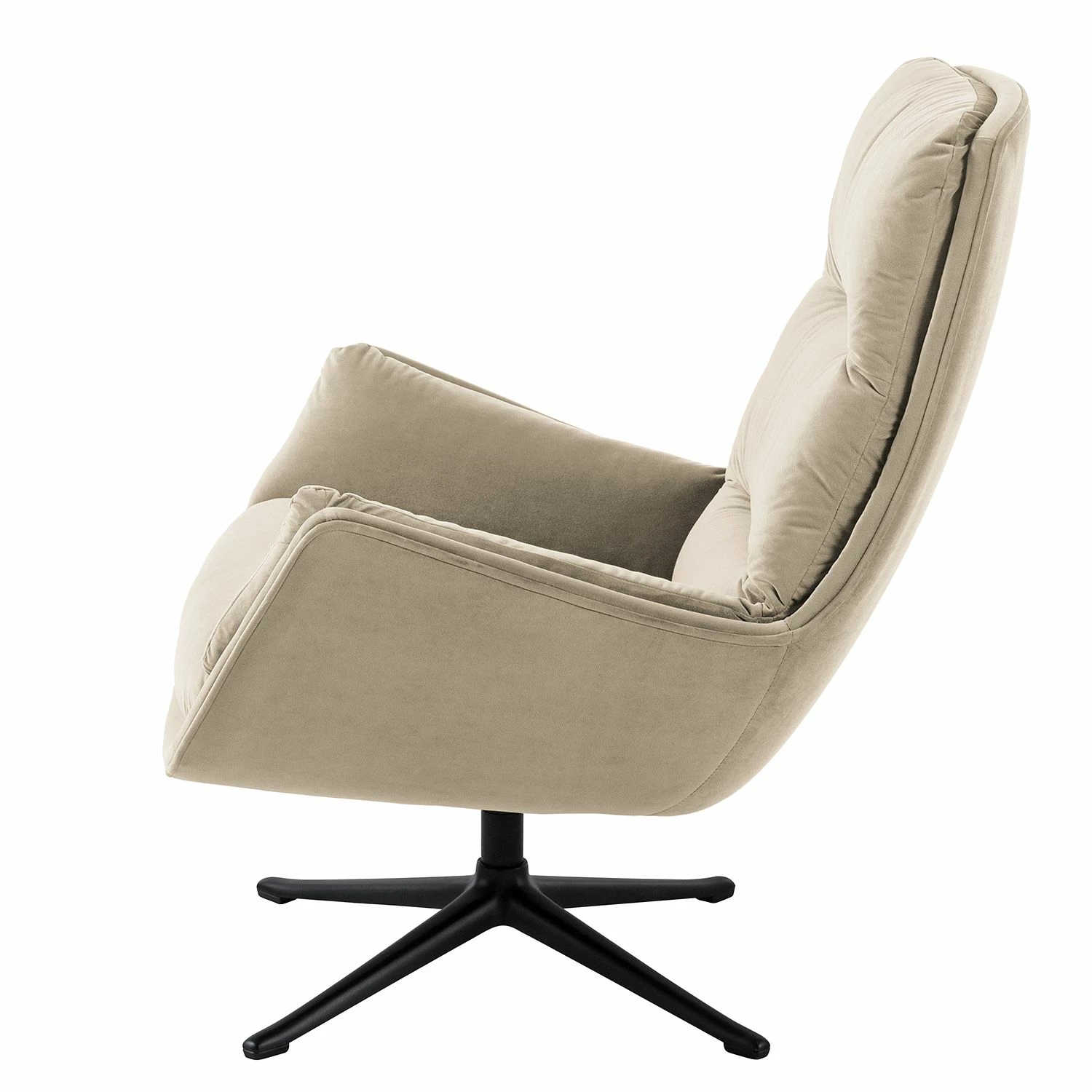 Studio Copenhagen Sessel Garbo IV - Samt Shyla: Beige - Schwarz 6 Studio Copenhagen Sessel Garbo IV - Samt Shyla: Beige - Schwarz – Bild 6