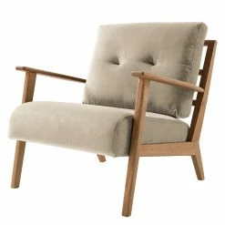 Studio Copenhagen Sessel TIMON - Samt Shyla: Beige