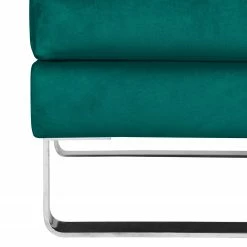 Fredriks Polsterhocker Portobello III - Samt - Stoff Tond: Petrol - Kufen -Wohnzimmermöbel boutique en ligne 1000156621 190215 12591601022 GALLERYIMAGES P000000001000156621