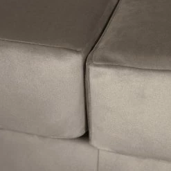 Fredriks Sofa Portobello III (3-Sitzer) - Samt - Stoff Tond: Hellgrau - Eckig -Wohnzimmermöbel boutique en ligne 1000156677 190215 12595701491 GALLERYIMAGES P000000001000156677