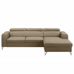 Fredriks Ecksofa Lucena - Echtleder - Taupe - Longchair davorstehend rechts - Keine Funktion -Wohnzimmermöbel boutique en ligne 1000157356 190604 14174300804 GALLERYIMAGES P000000001000157356