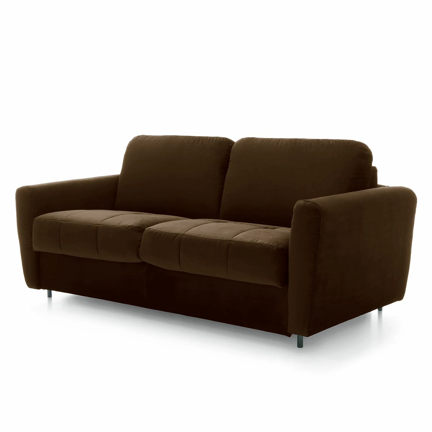 Loftscape Schlafsofa Leopoldina - Samt - Dunkelbraun - Breite: 169 cm 1 Loftscape Schlafsofa Leopoldina - Samt - Dunkelbraun - Breite: 169 cm