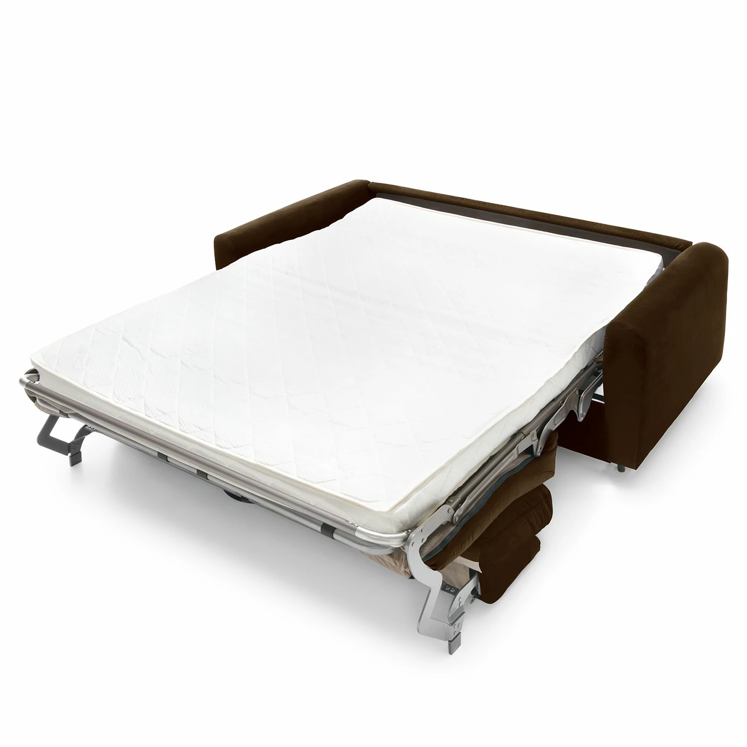 Loftscape Schlafsofa Leopoldina - Samt - Dunkelbraun - Breite: 169 cm 4 Loftscape Schlafsofa Leopoldina - Samt - Dunkelbraun - Breite: 169 cm – Bild 4