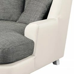 Ridgevalley XXL Sessel Garza I - Kunstleder / Strukturstoff - Weiß / Dunkelgrau -Wohnzimmermöbel boutique en ligne 1000157696 190314 11235900041 GALLERYIMAGES P000000001000157696