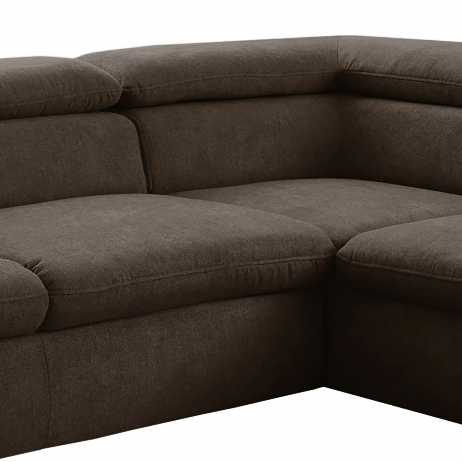 Loftscape Ecksofa Glenaire I - Strukturstoff - Dunkelbraun - Ottomane davorstehend rechts - Keine Funktion 6 Loftscape Ecksofa Glenaire I - Strukturstoff - Dunkelbraun - Ottomane davorstehend rechts - Keine Funktion – Bild 6