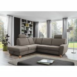 Loftscape Ecksofa Berlaar - Antiklederlook - Solinograu - Ottomane davorstehend links - Mit Schlaffunktion -Wohnzimmermöbel boutique en ligne 1000157831 190314 11254201274 MOOD GALLERYIMAGES P000000001000157831 mood