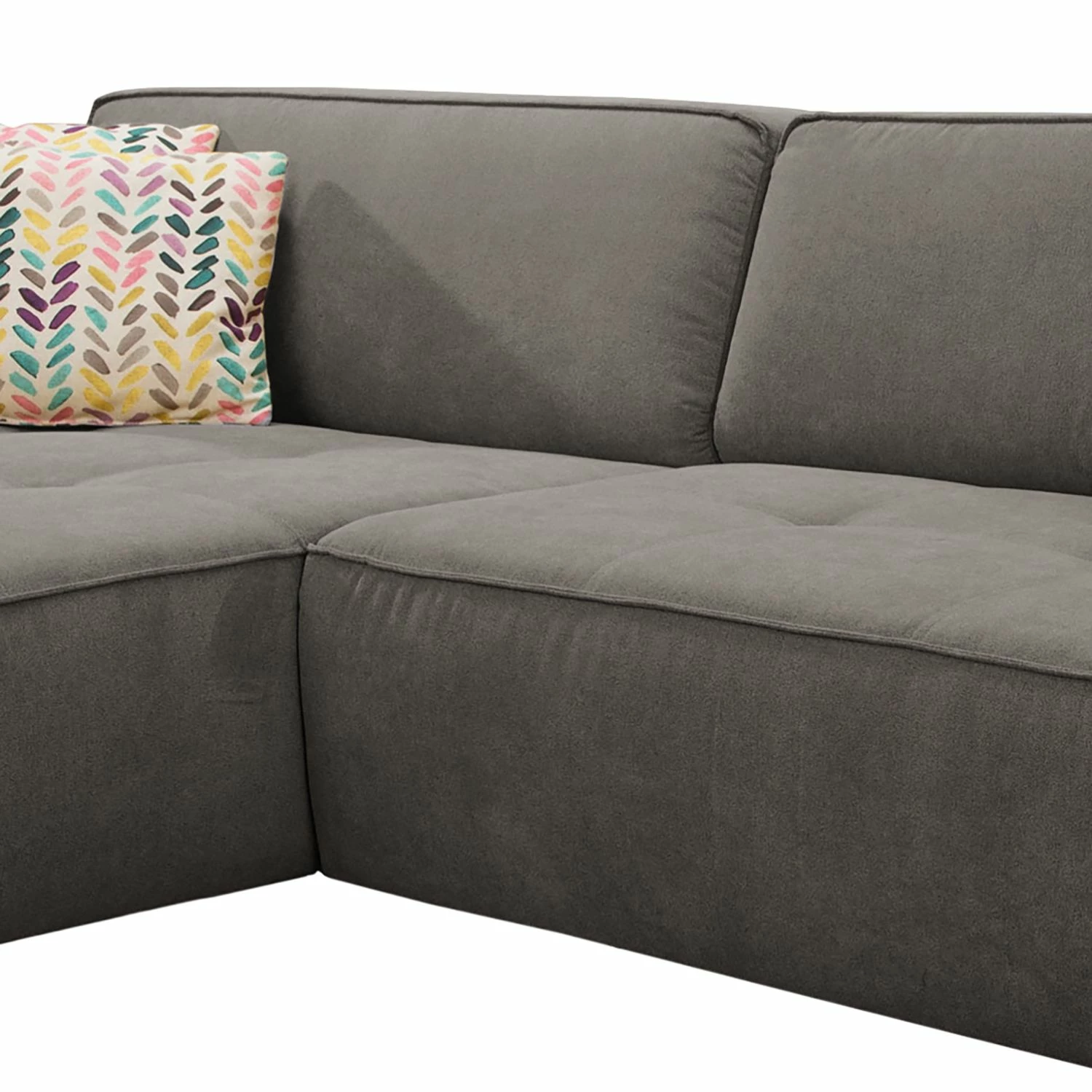 Loftscape Ecksofa Belair - Microfaser - Grau - Longchair davorstehend links - Schlaffunktion für dauerhafte Nutzung 8 Loftscape Ecksofa Belair - Microfaser - Grau - Longchair davorstehend links - Schlaffunktion für dauerhafte Nutzung – Bild 8