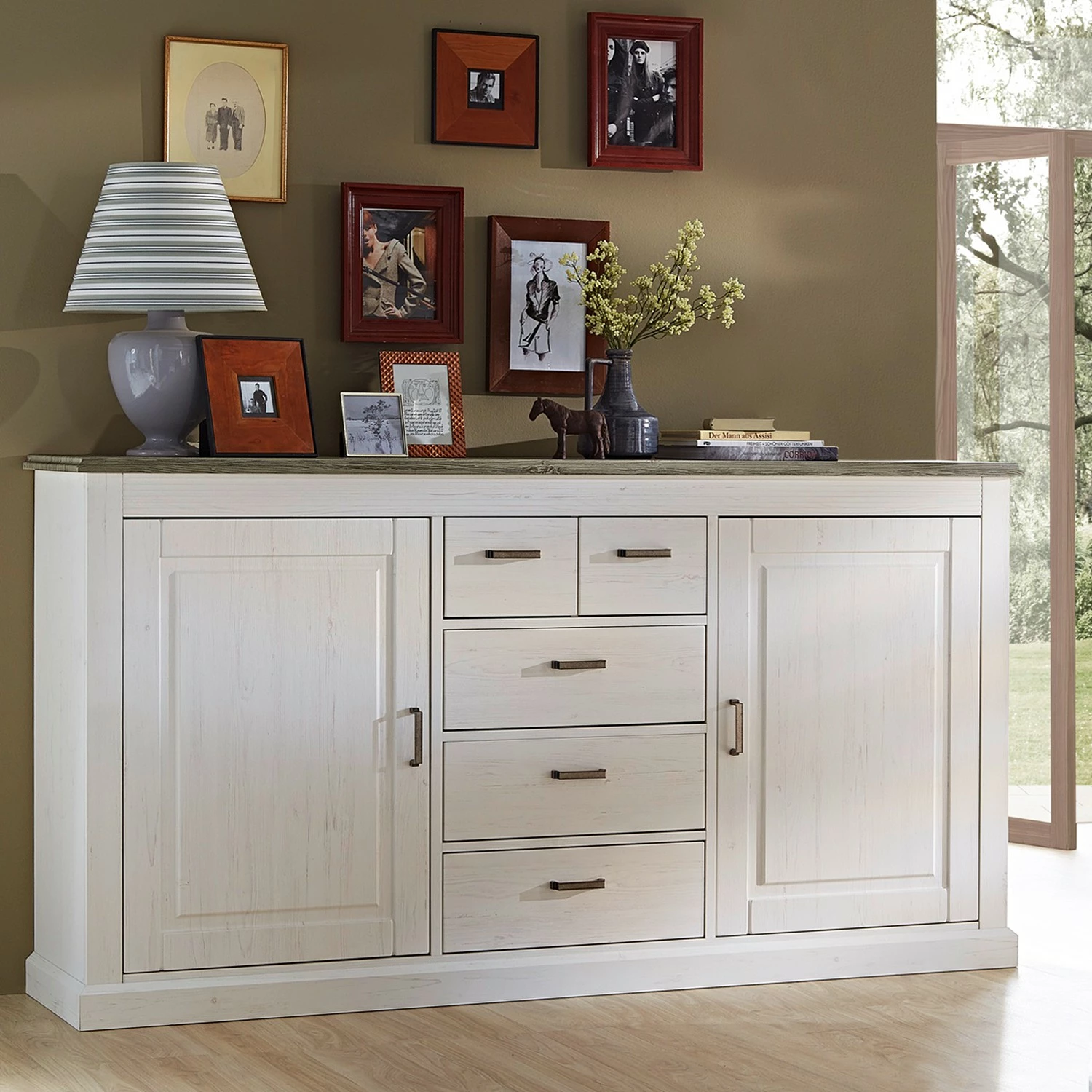 Ridgevalley Sideboard Cuzu - Taupe 2 Ridgevalley Sideboard Cuzu - Taupe – Bild 2