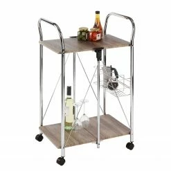 WENKO Servierwagen Liky - Braun / Chrom -Wohnzimmermöbel boutique en ligne 1000160240 190215 07293200003 GALLERYIMAGES P000000001000160240