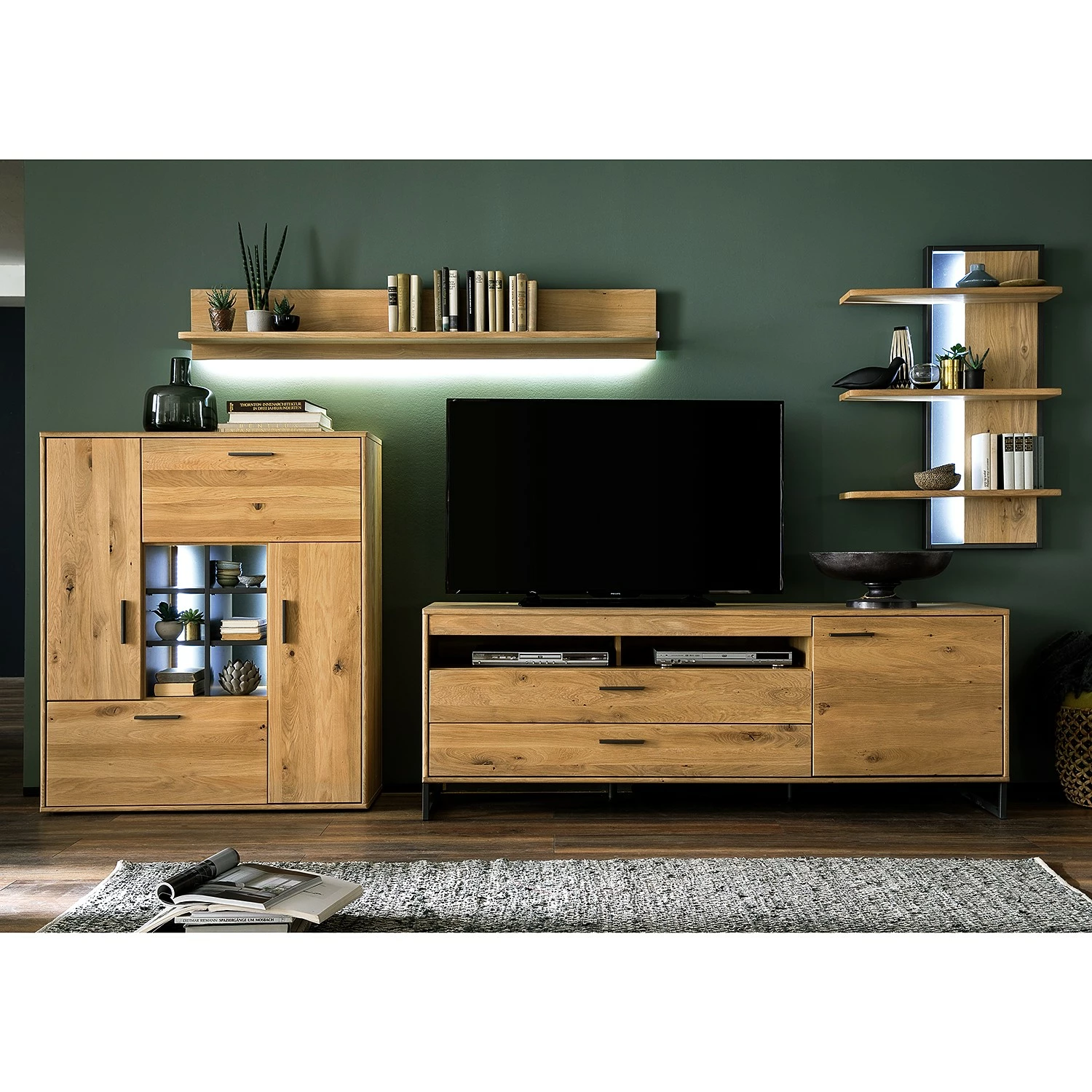 Naturoo TV-Lowboard Kiah - Asteiche massiv - Breite: 224 cm 9 Naturoo TV-Lowboard Kiah - Asteiche massiv - Breite: 224 cm – Bild 9