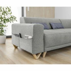 Norrwood Ecksofa Loiz I - Webstoff - Lichtgrau - Schlaffunktion davorstehend links 16 Norrwood Ecksofa Loiz I - Webstoff - Lichtgrau - Schlaffunktion davorstehend links -Wohnzimmermöbel boutique en ligne 1000160472 200117 11554300029 DETAILS P000000001000160472