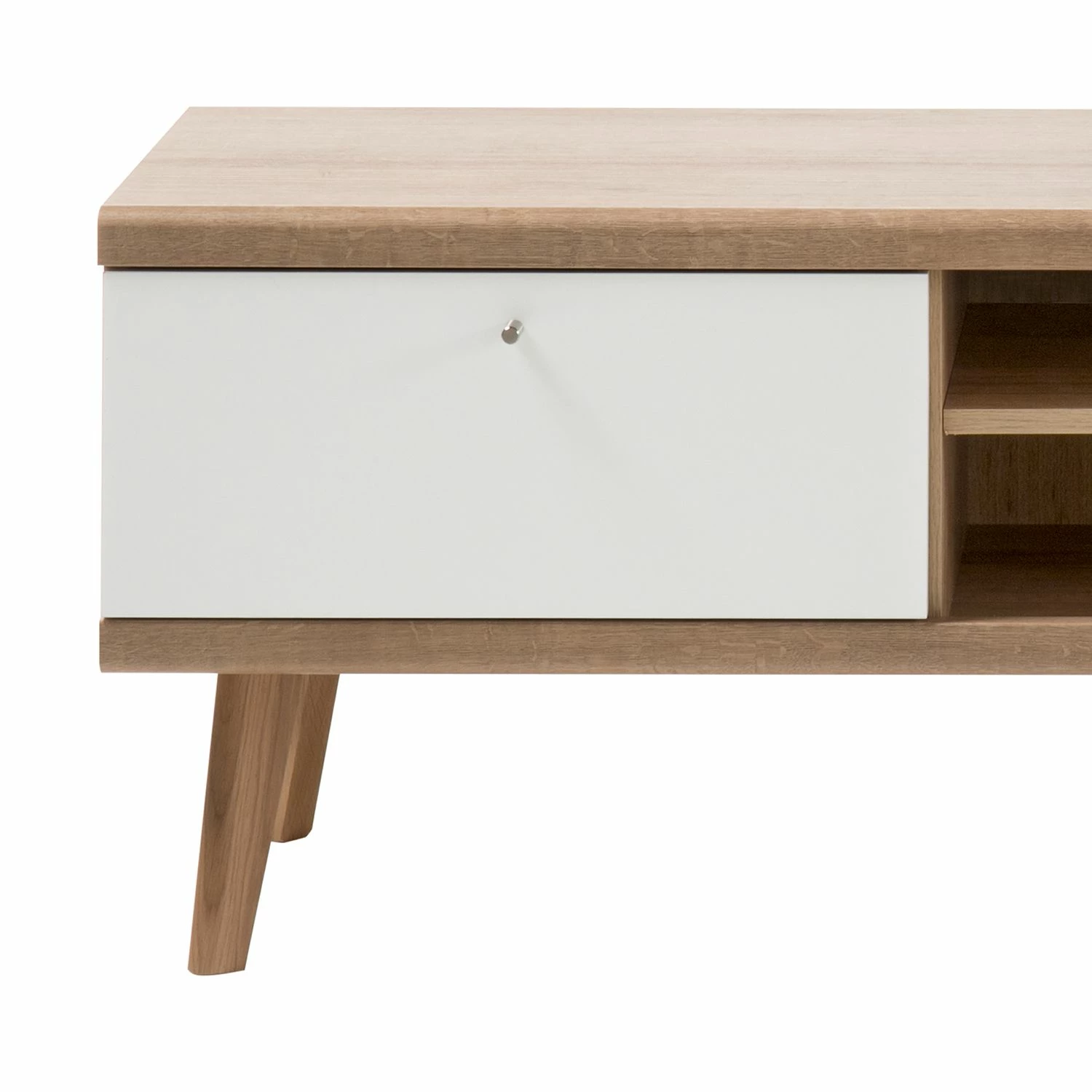 Norrwood TV-Lowboard Gyland II - Matt Weiß / Eiche Riviera Dekor 7 Norrwood TV-Lowboard Gyland II - Matt Weiß / Eiche Riviera Dekor – Bild 7