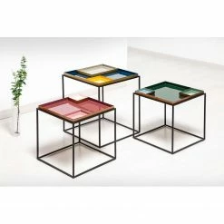 Kayoom Beistelltisch Famosa IV - Eisen - Grün / Blau -Wohnzimmermöbel boutique en ligne 1000165612 190315 08011300210 MOOD GALLERYIMAGES P000000001000165612 mood