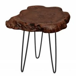 Kayoom Beistelltisch Woody III - Dattel massiv / Metall - Dattel / Schwarz -Wohnzimmermöbel boutique en ligne 1000165623 190315 08011400260 GALLERYIMAGES P000000001000165623