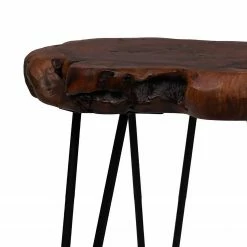 Kayoom Beistelltisch Woody III - Dattel massiv / Metall - Dattel / Schwarz -Wohnzimmermöbel boutique en ligne 1000165623 190315 08011400261 GALLERYIMAGES P000000001000165623