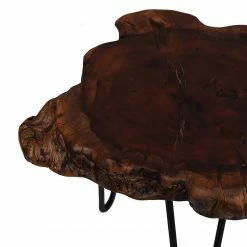 Kayoom Beistelltisch Woody III - Dattel massiv / Metall - Dattel / Schwarz -Wohnzimmermöbel boutique en ligne 1000165623 190315 08011400262 GALLERYIMAGES P000000001000165623