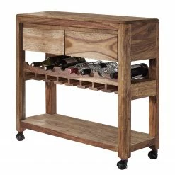 Naturoo Weinregal Gaspar - Sheesham massiv