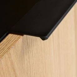 Norrwood Highboard Ceduna - Matt Schwarz / Eiche -Wohnzimmermöbel boutique en ligne 1000166593 190319 10113400074 GALLERYIMAGES P000000001000166593