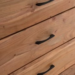 Ars Natura Kommode Vardo - Akazie massiv / Metall - Akazie / Schwarz -Wohnzimmermöbel boutique en ligne 1000166790 200720 14105200006 MOOD DETAILS P000000001000166790 mood