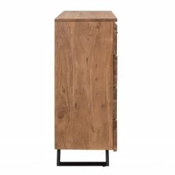 Ars Natura Kommode Vardo - Akazie massiv / Metall - Akazie / Schwarz -Wohnzimmermöbel boutique en ligne 1000166790 200724 06192800010 DETAILS P000000001000166790