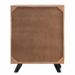 Ars Natura Kommode Vardo - Akazie massiv / Metall - Akazie / Schwarz -Wohnzimmermöbel boutique en ligne 1000166790 200724 06192800011 DETAILS P000000001000166790