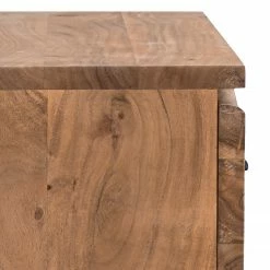 Ars Natura Kommode Vardo - Akazie massiv / Metall - Akazie / Schwarz -Wohnzimmermöbel boutique en ligne 1000166790 200724 06192800014 DETAILS P000000001000166790