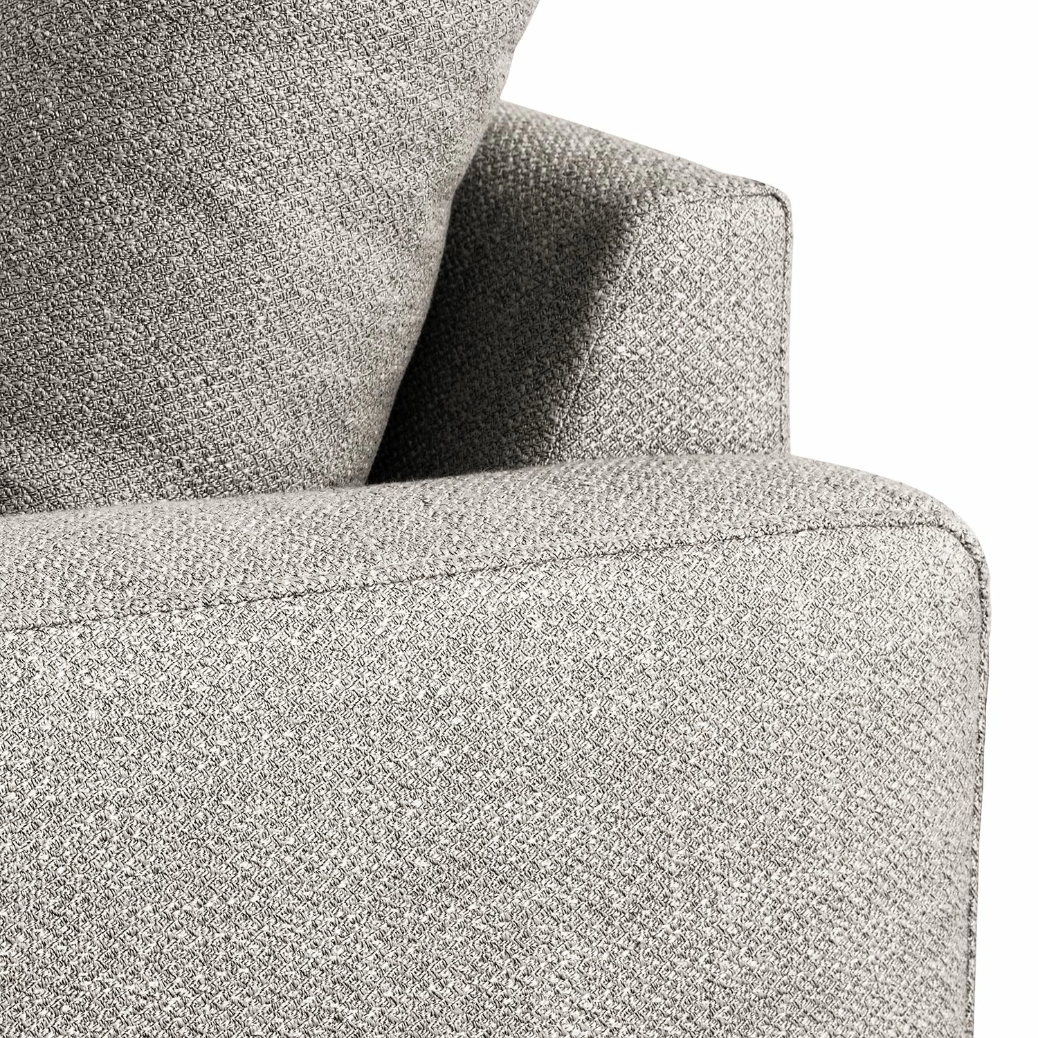 Mørteens Sofa Hotan (3-Sitzer) - Webstoff - Lichtgrau 6 Mørteens Sofa Hotan (3-Sitzer) - Webstoff - Lichtgrau – Bild 6