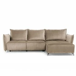 Fredriks Ecksofa Dolgen - Samt - Cappuccino